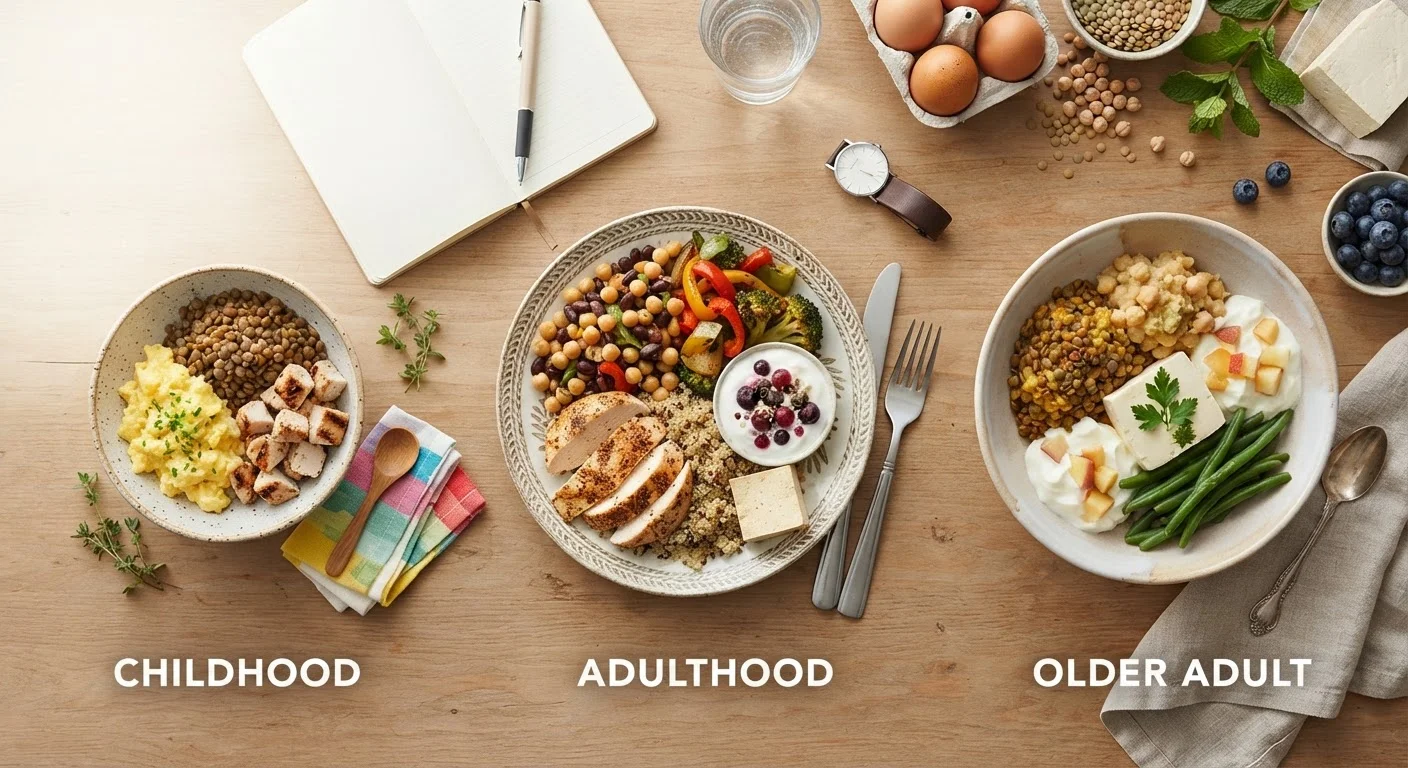 How Protein Intake Needs Shift Across Different Life Stages