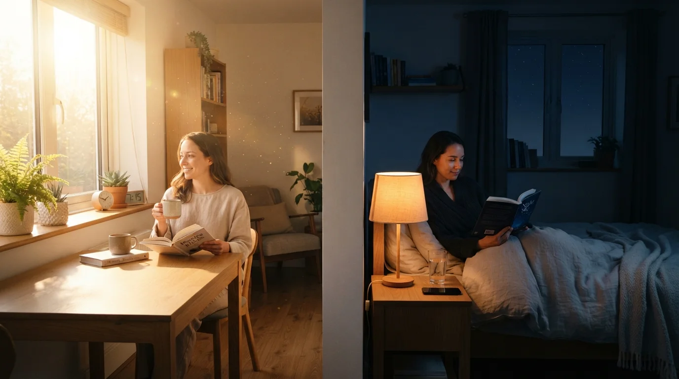 Morning Light vs. Evening Light: How Each Shapes Your Sleep