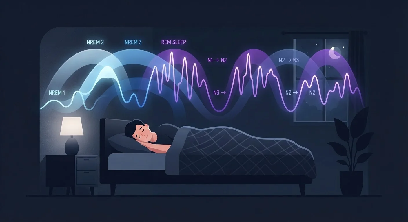 The Architecture of a Night's Sleep: Cycles, Stages, and What Happens Inside Each One