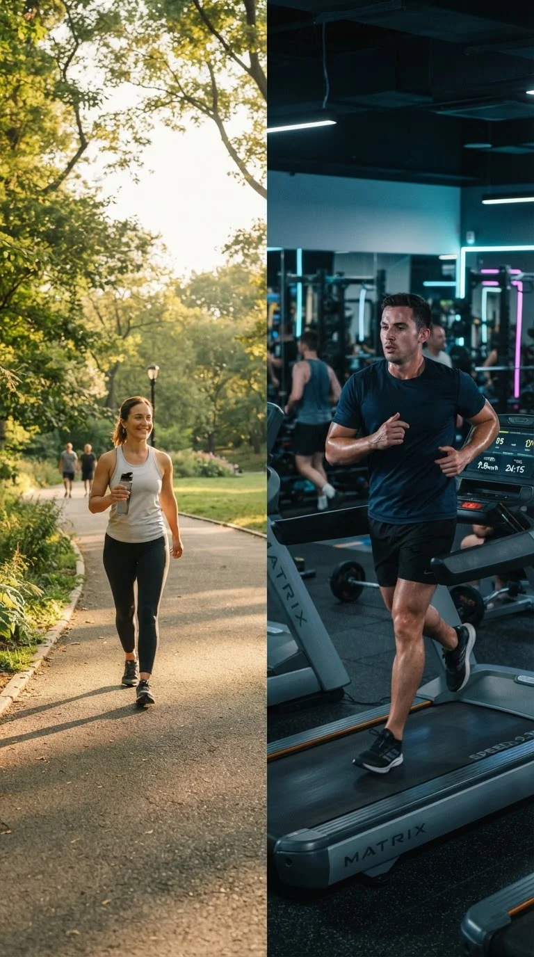 Walking vs. Structured Cardio: What Each One Actually Does for Your Body